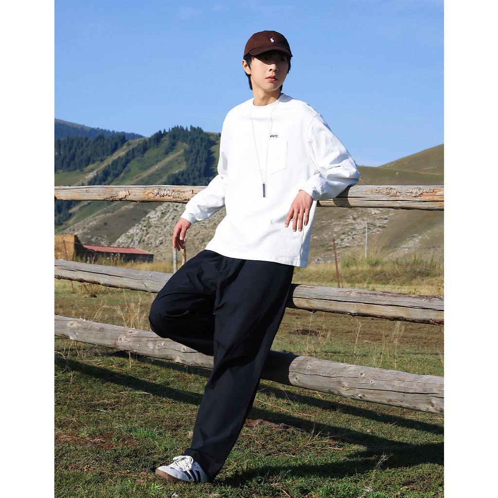 Loose Niche Drape All-match Work Trousers