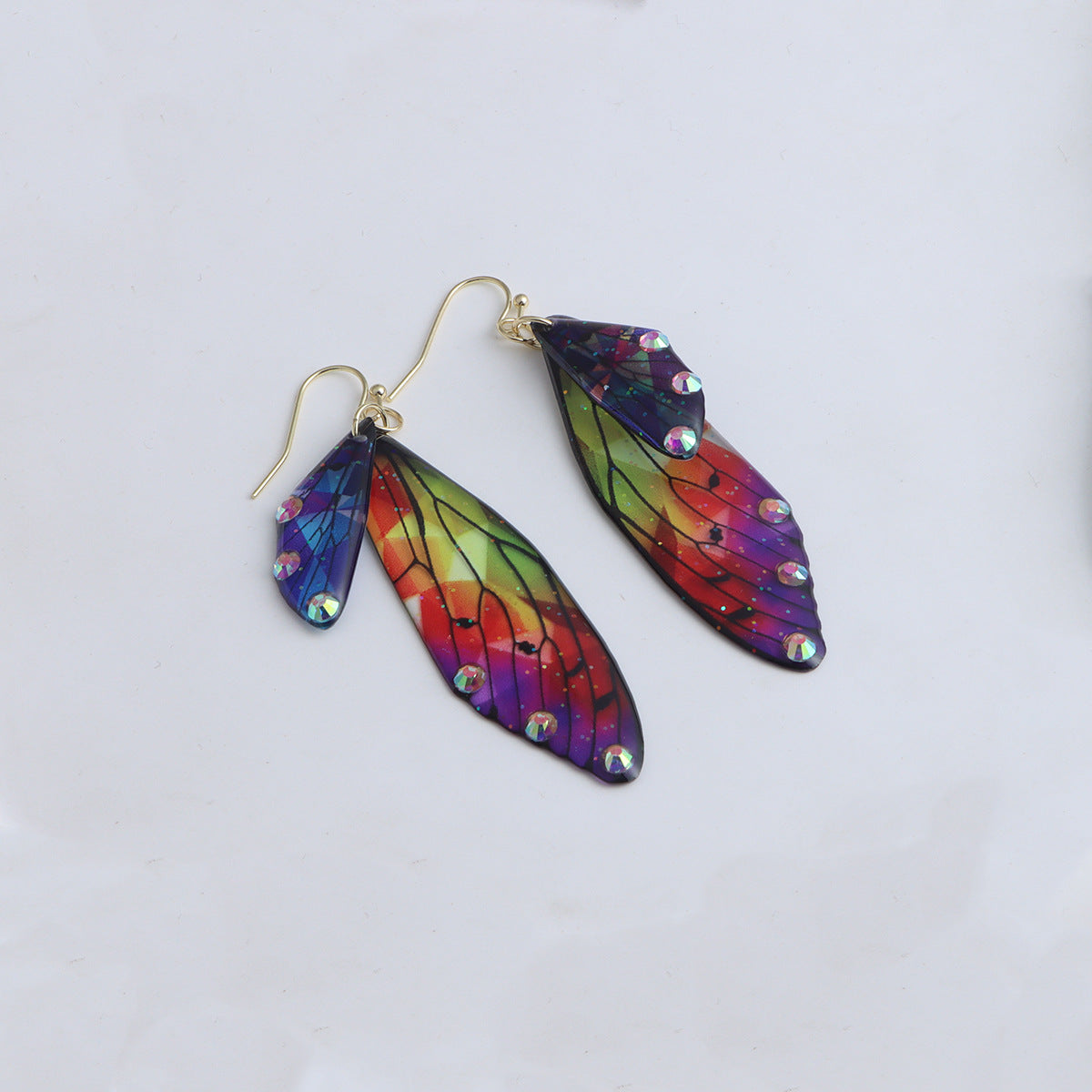Misty Rain In Southern Personalized Design Simulation Cicada Wings Earrings
