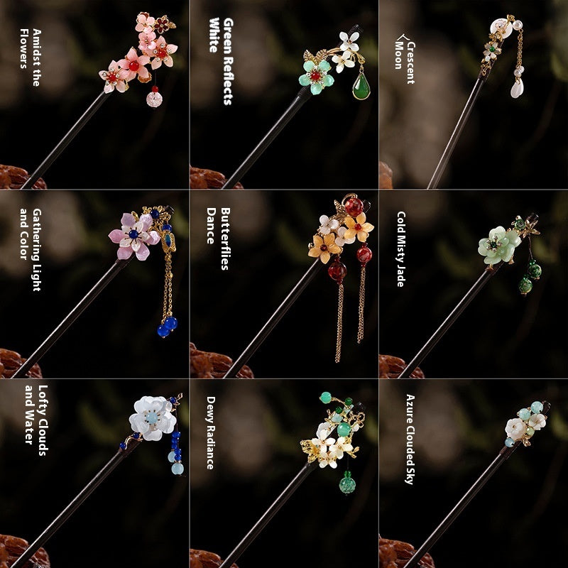 Blackwood Headdress Plate Hair Clasp Women