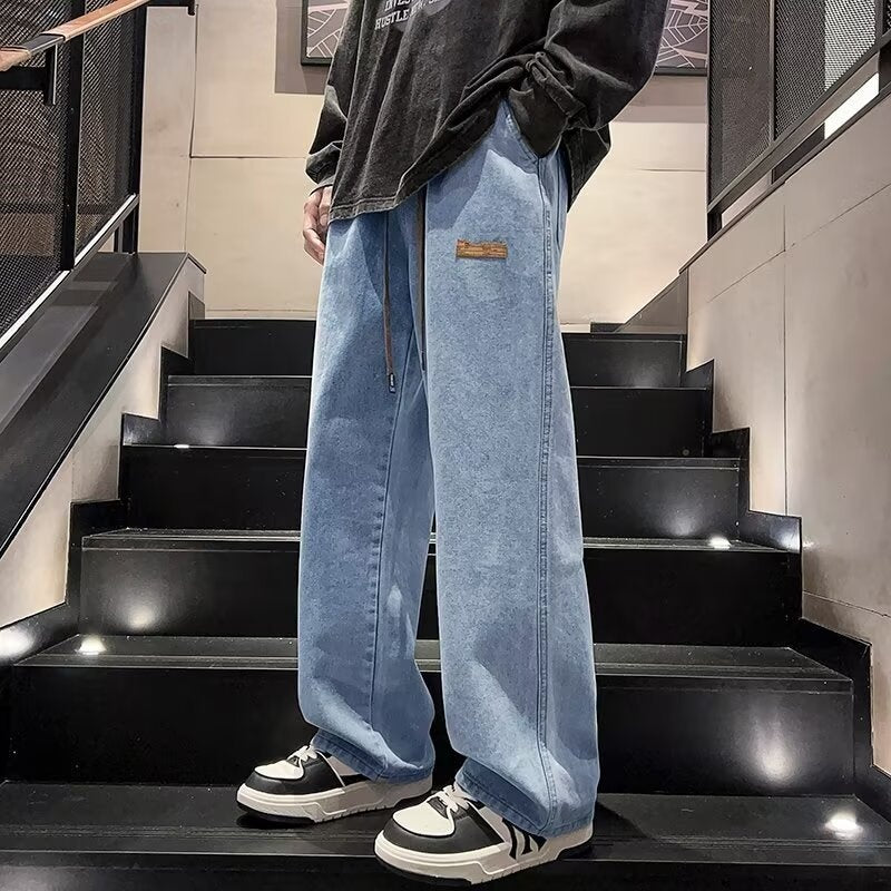 Jeans Men's Retro Three-dimensional Loose