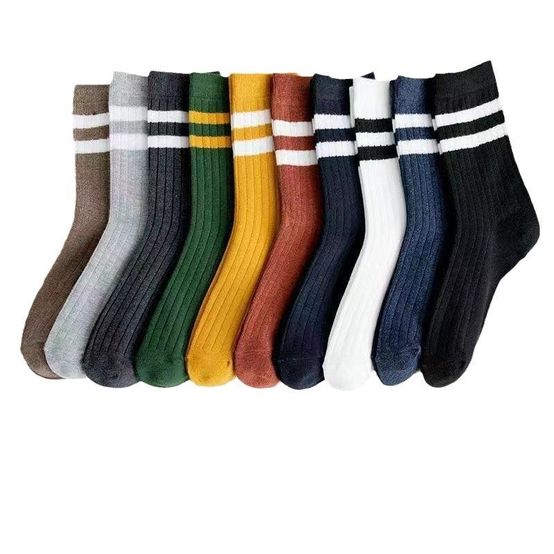 Men's Mid-calf Autumn And Winter Sweat Absorbing And Deodorant Socks