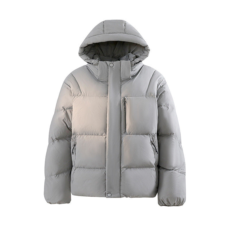Dopamine Outdoor Three-proof Multi-pocket Hooded Couple Cotton Clothes Coat