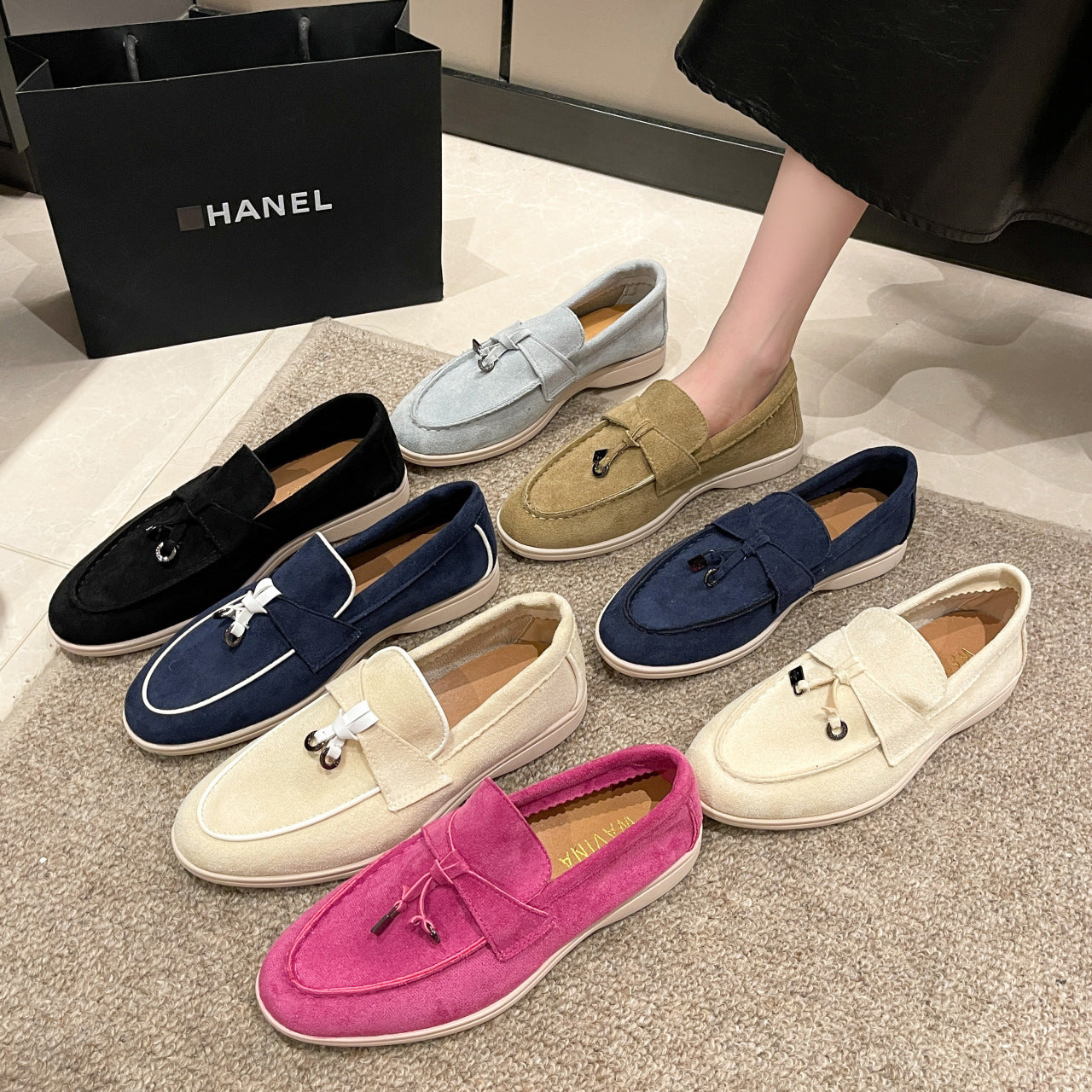 Plus Size Soft Bottom Slip-on European And American Leisure Round Toe Flat Shoes