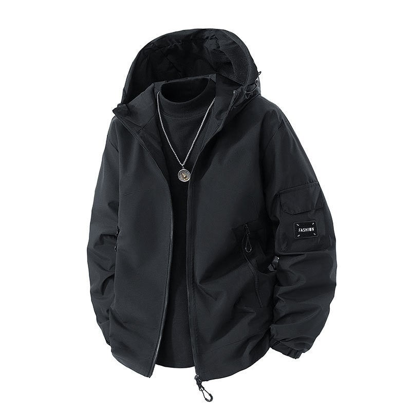 Brand Loose Cargo Windproof Jacket