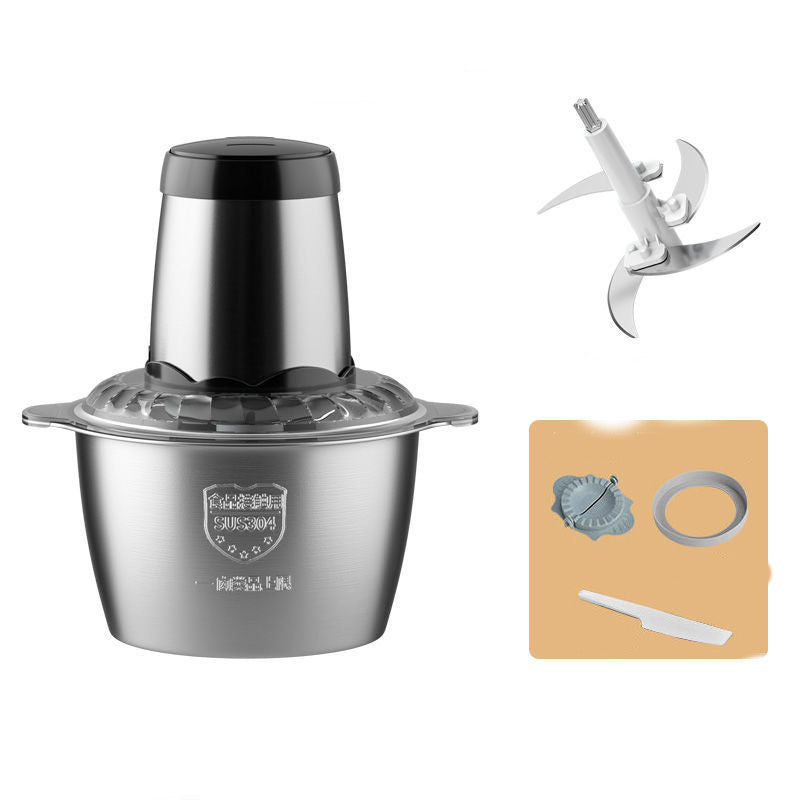 Meat Grinder Household Electric Multi-function Garlic Dumpling Meat Filling Small Meat Mincer Stirring Cooking Machine