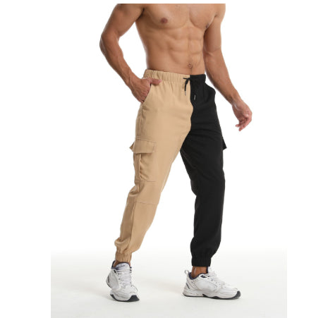 Men's Casual Tethered Elastic Sports Baggy Pants