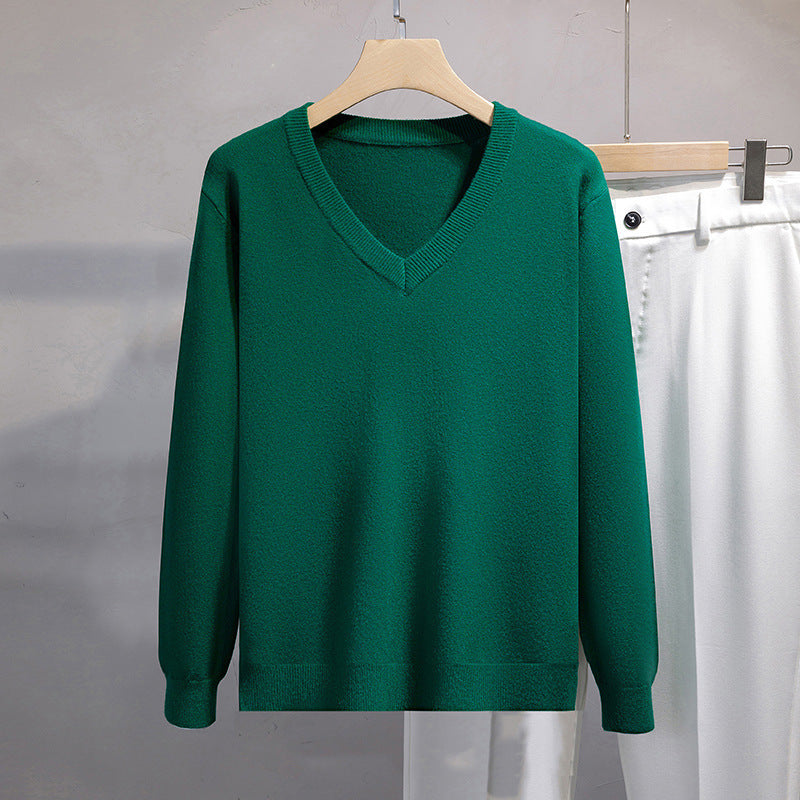 Men's Pullover Long Sleeve Fashion Bottoming Shirt Top