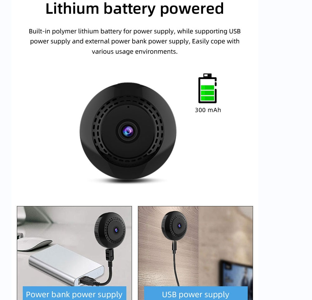 HD Monitoring Infrared Remote Network Intelligent Wifi Camera