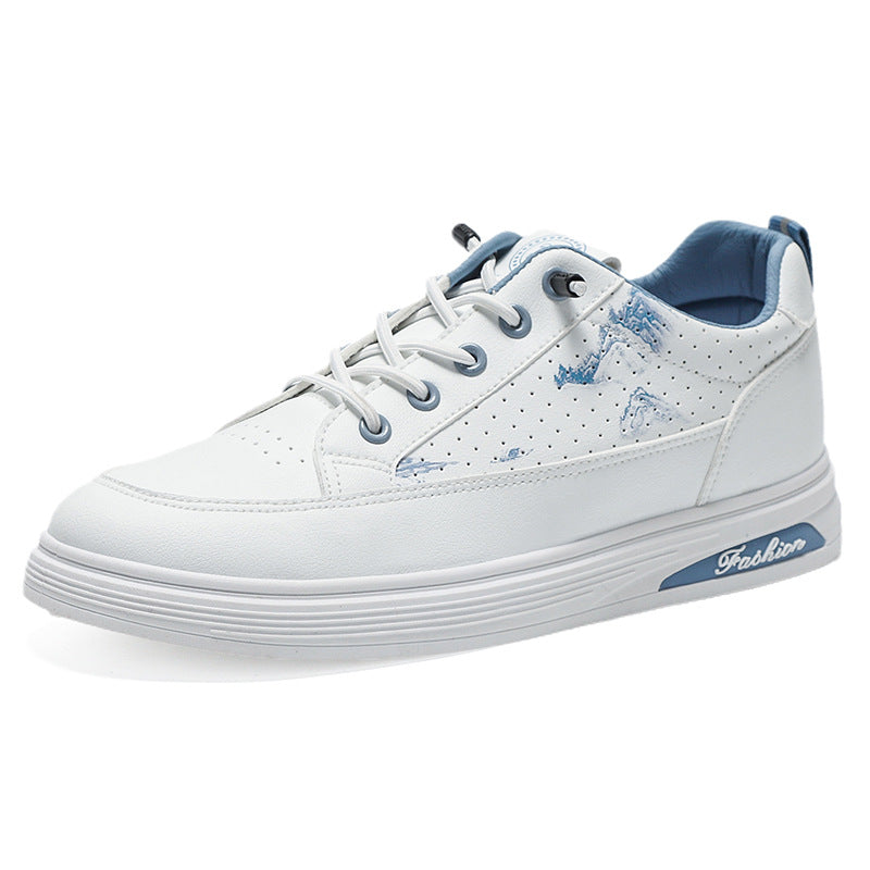 Men's Sports Korean Style Versatile White Trendy Breathable Casual Men's Shoes