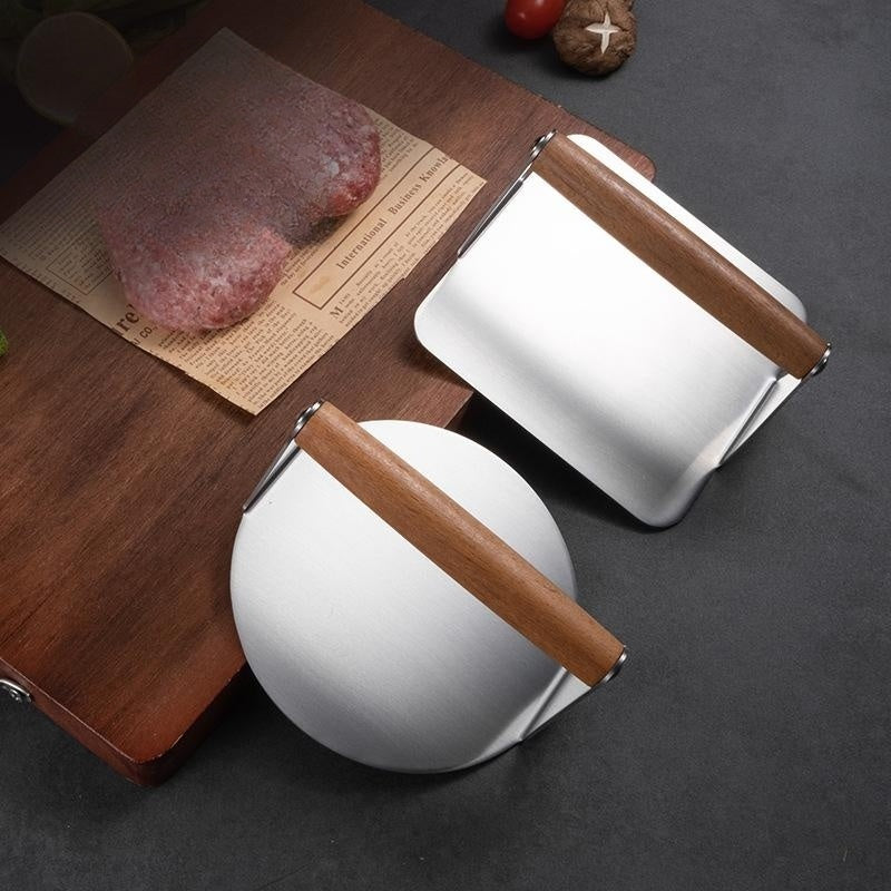 Stainless Steel Hamburger Integrated Square Round Meat Pressing Machine