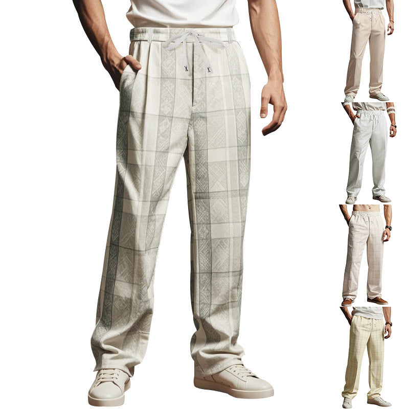 Casual Loose Digital Printing Business Simplicity Sports Pants