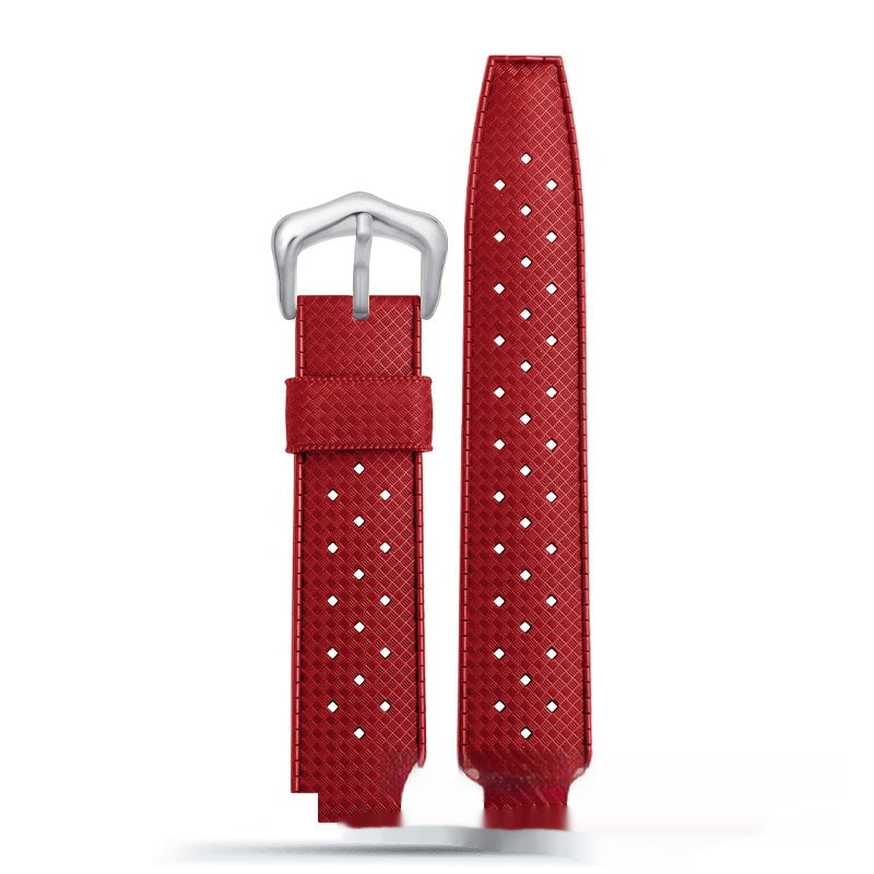 Waterproof Rubber Watch Strap Men's Silicone