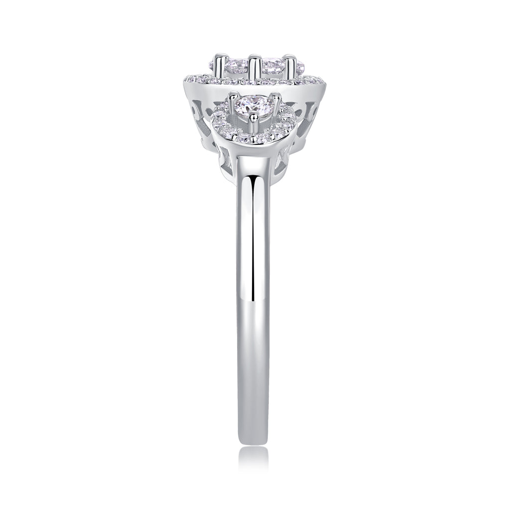 1Serial Dreams - A Fashionable And Luxurious Jewelry Accessory Set With Moissanite S925 Sterling Silver And Platinum-plated Diamond Prohibit TikTok sales