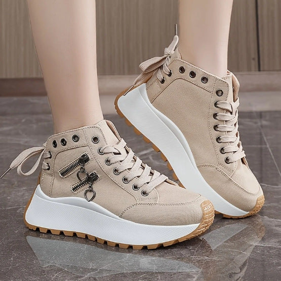 High-top Platform Female Fashion Casual Board Shoes