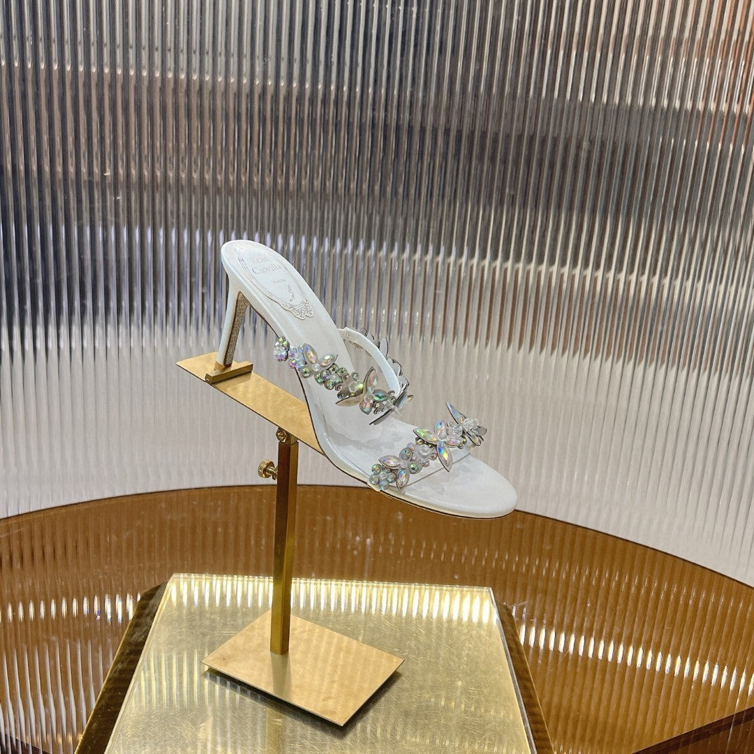 Amoi Crystal Elegant Fashion Outerwear High Heels