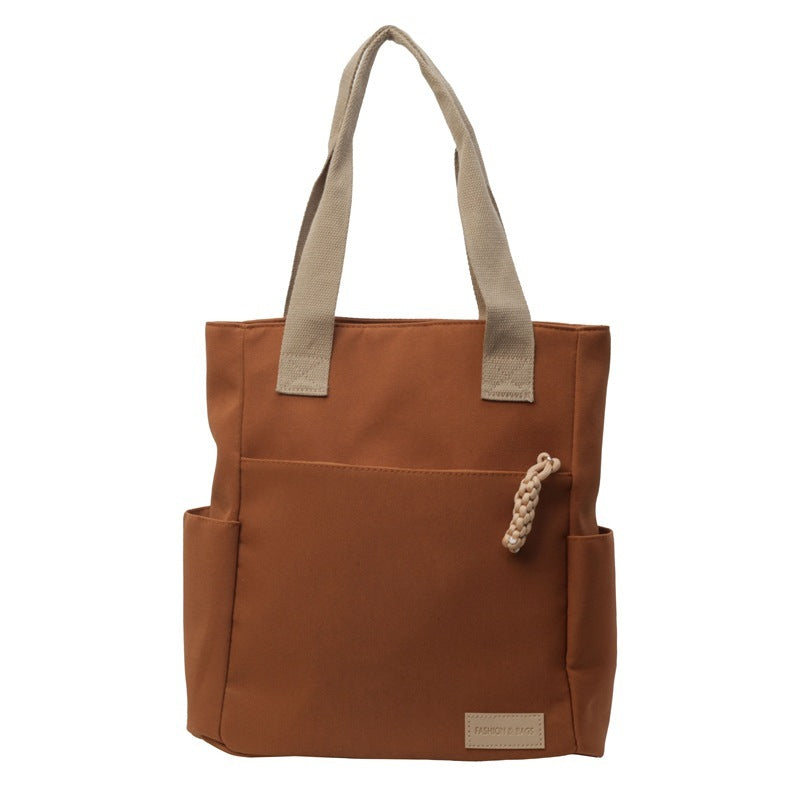 Women's All-match Underarm Large Capacity Canvas Satchel