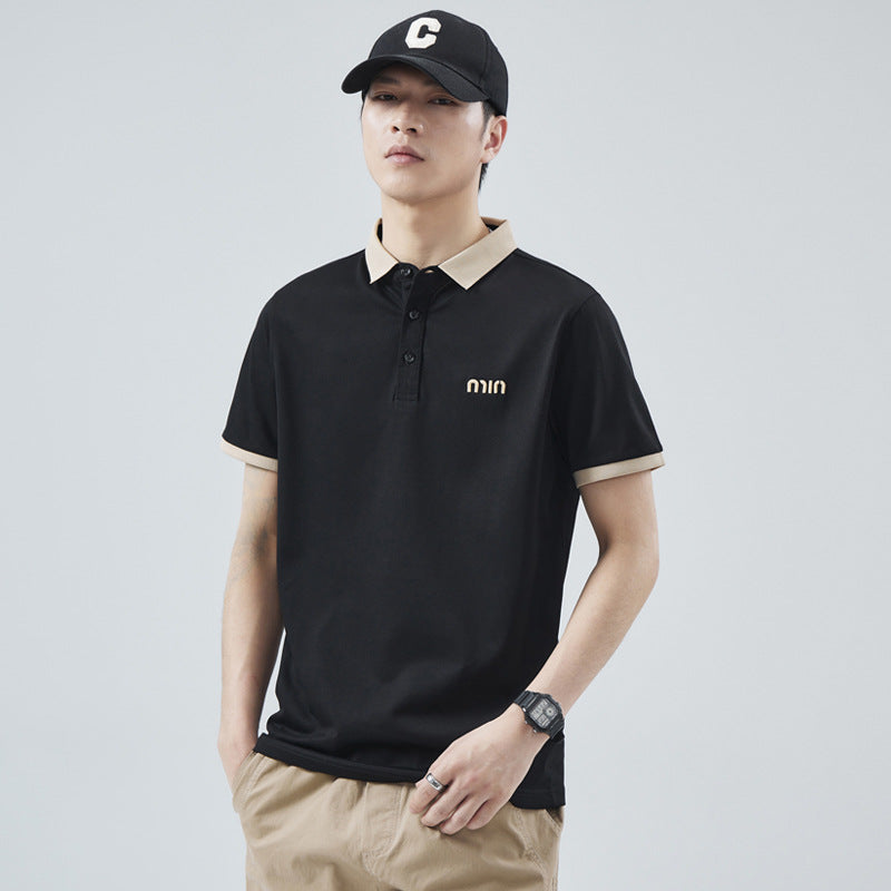 Short-sleeved Men's T-shirt Business Casual Top