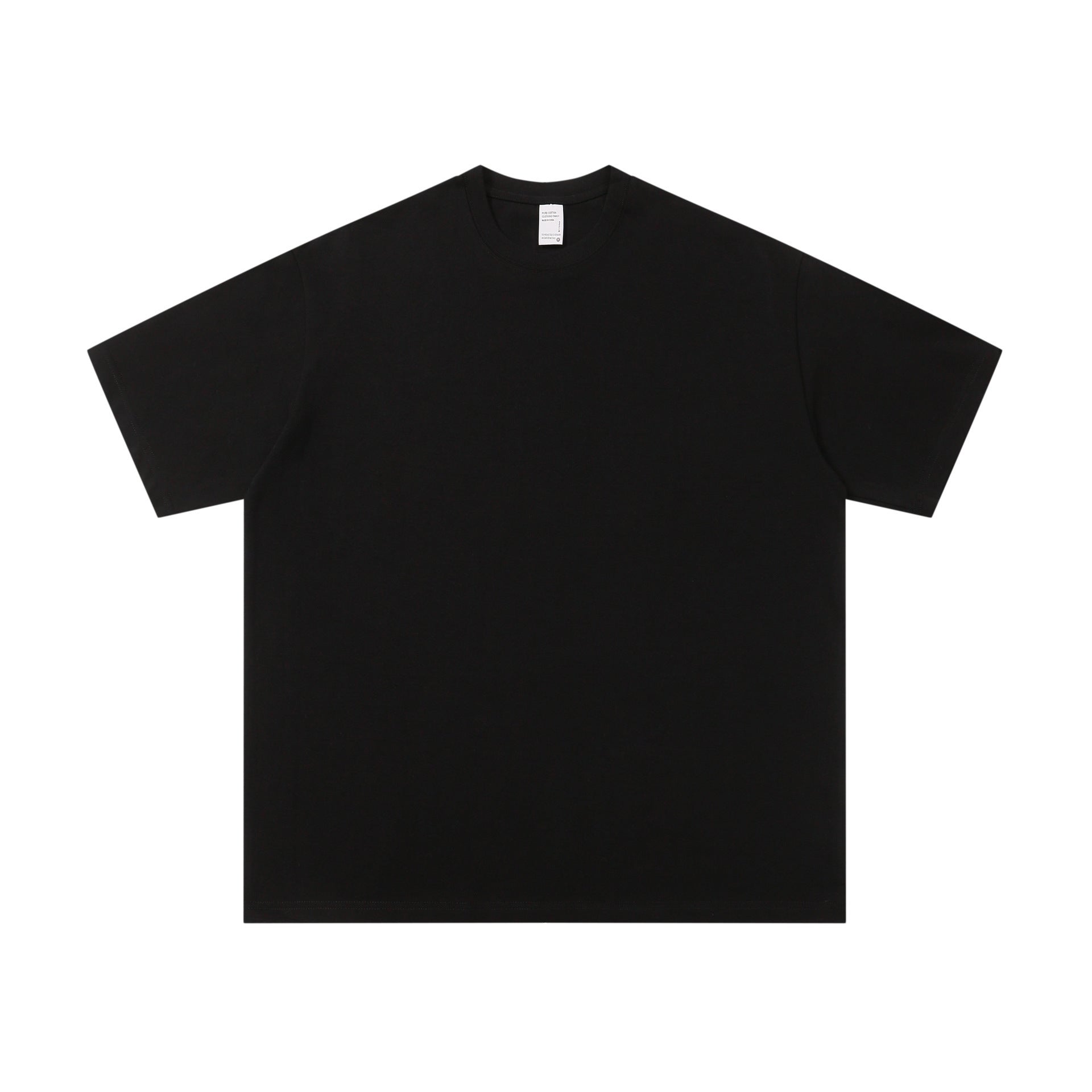 Cotton Loose-fitting Casual Round-neck T-shirt