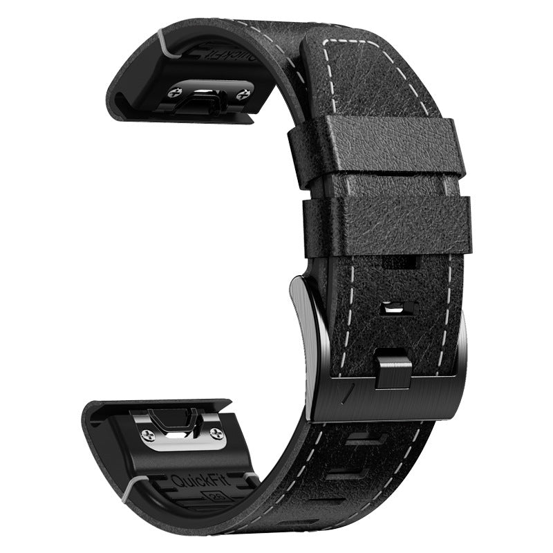 22 26mm Leather Watch Strap