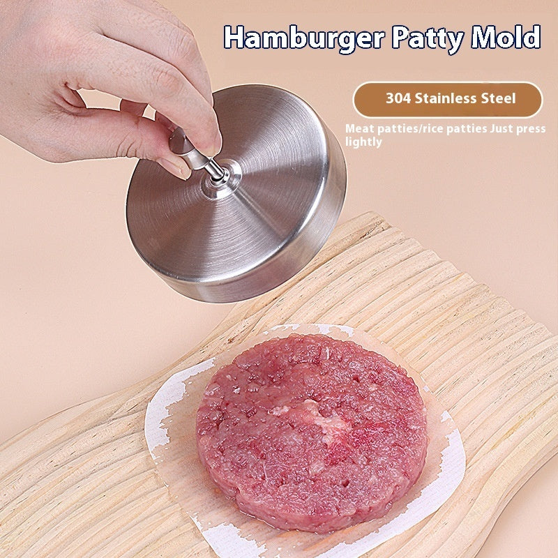 Stainless Steel Hamburger Meat Pressing Machine Mold