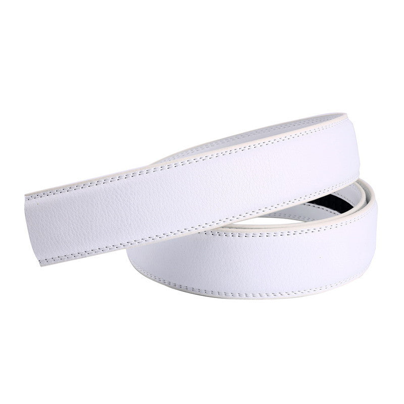 Men's Automatic Belt Body 3 5cm Genuine Leather Belt Without Buckle