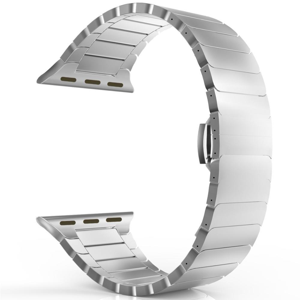 Stainless Steel Smart Butterfly Buckle Watch Strap