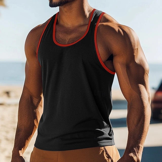 New American Style Slim Fit Casual Sports Men's Summer Vest