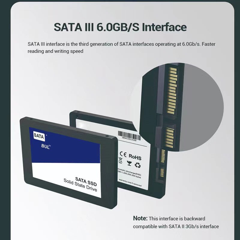 SSD Capacity Expansion And Upgrading 2TB SATA3.0 High-speed Transmission