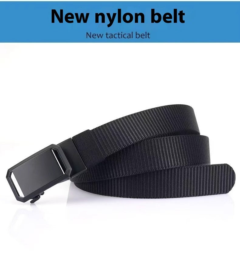 Men's Canvas Nylon Belt Lightweight And Ultra-thin