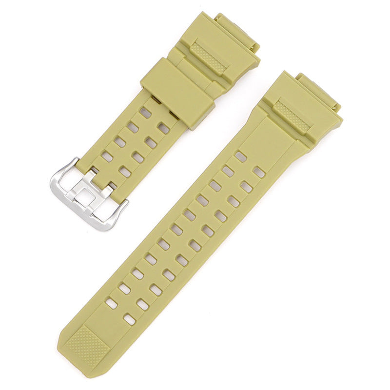 Camouflage Rubber TPU Resin Watchband Accessories