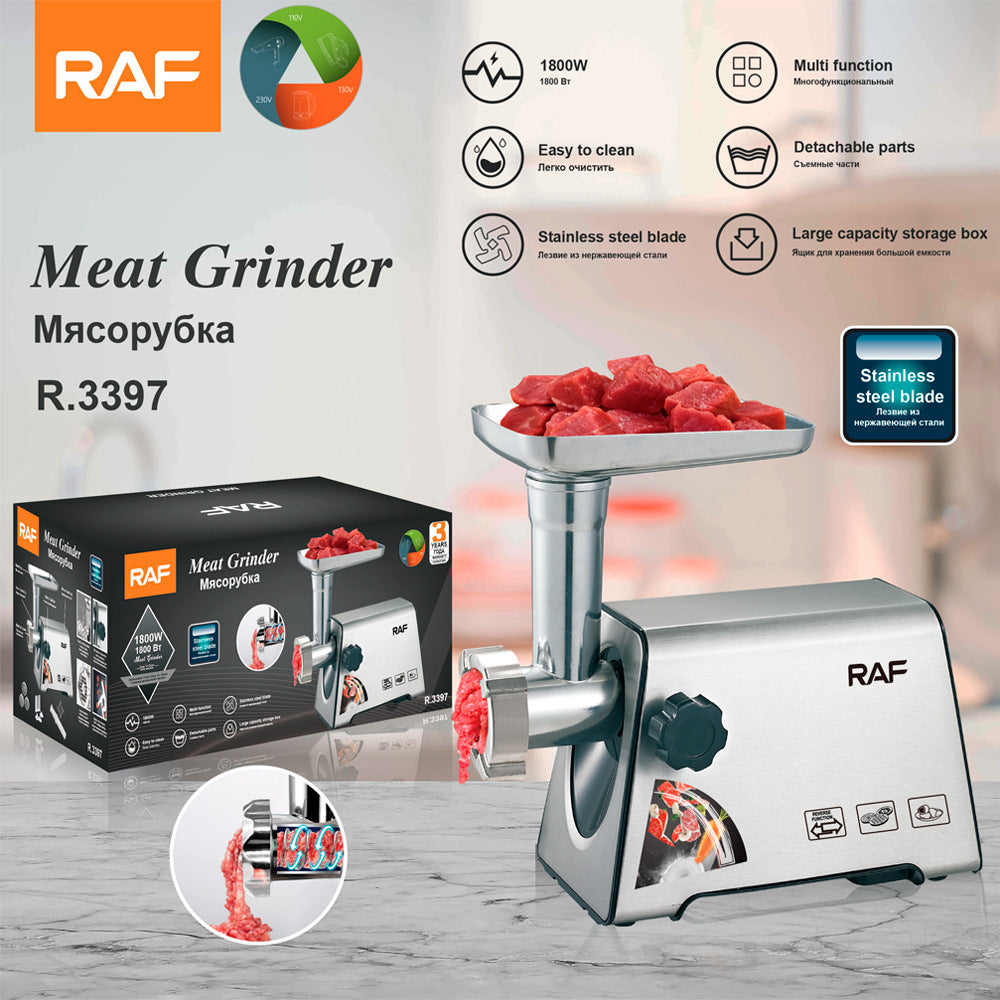 Household Electric Multi-functional Stainless Steel Meat Grinder