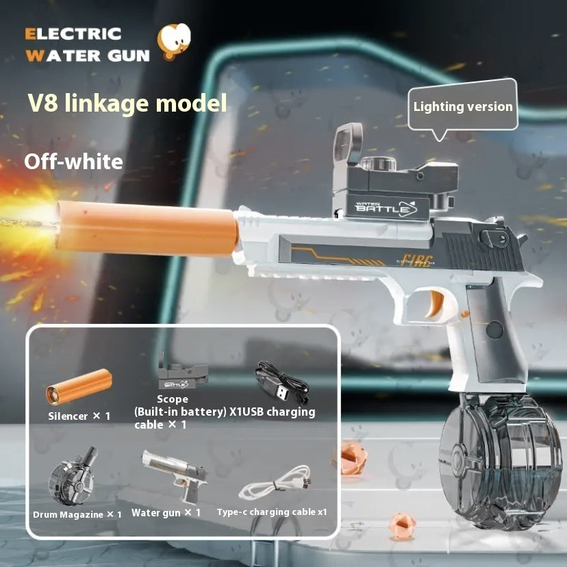 New Fire Light Effect Electric Water Gun