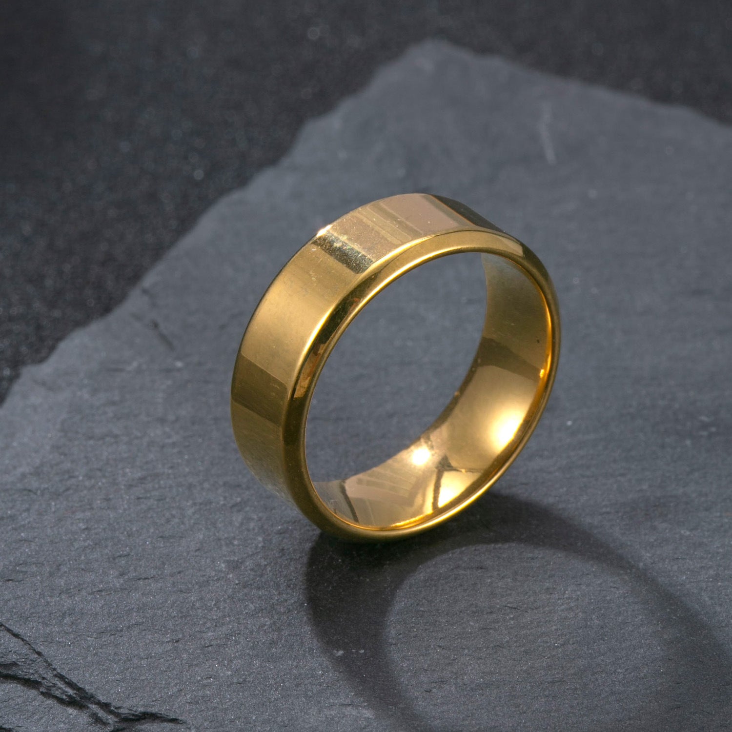 Stainless Steel Ring Men's Matte Wide Titanium Steel Ornament