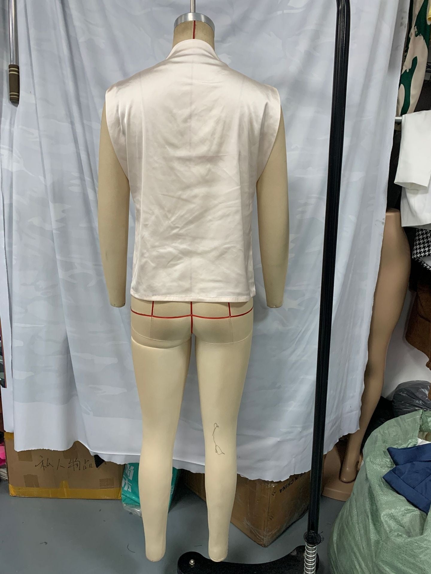 Summer Solid Color Satin Camisole Women's Top