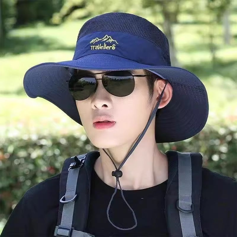 Bucket Hat Men's Summer UV Protection Outdoor Travel