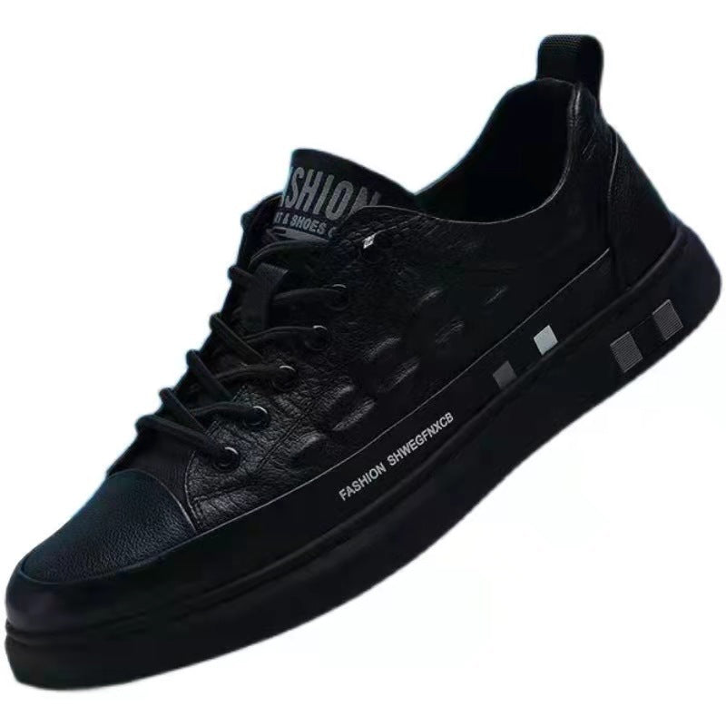 Solid Color Print Casual Men's Shoes Student Board