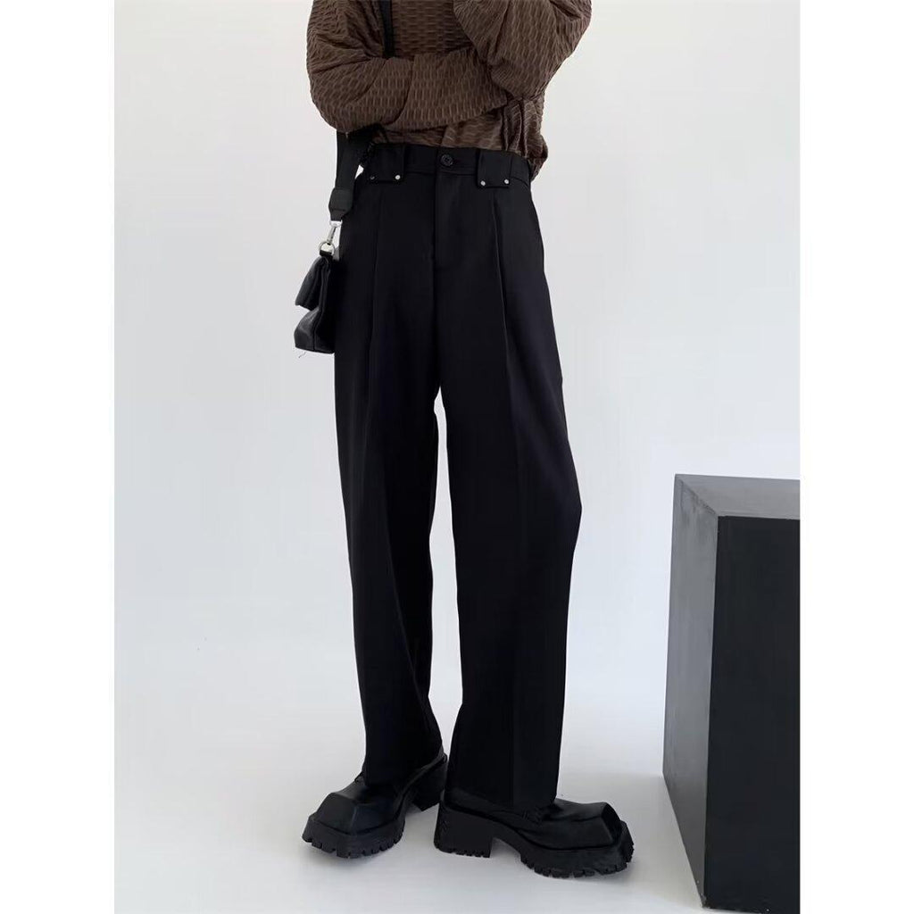 Autumn High-grade Autumn Draping Effect Suit Pants Autumn Cropped Pants
