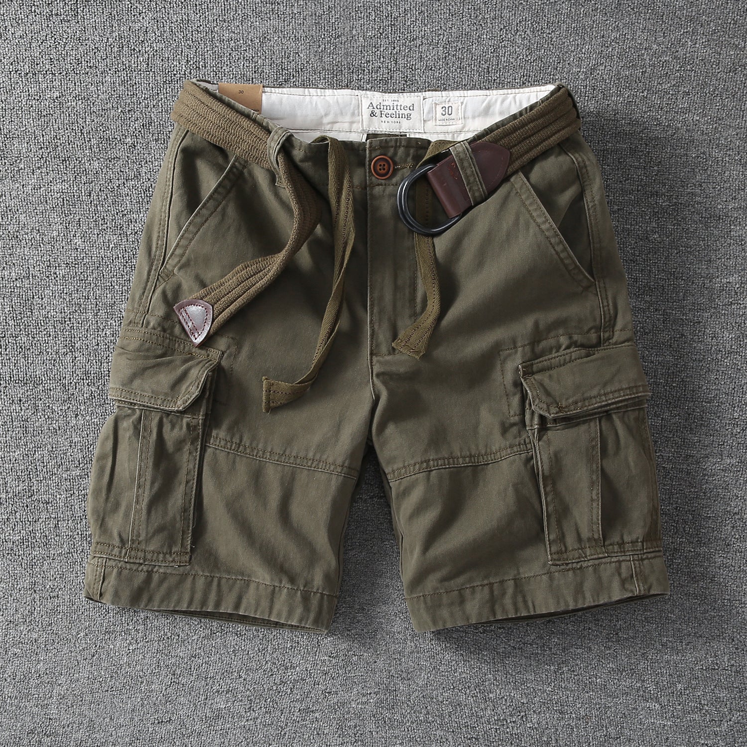 Retro Heavy Casual Overalls Pants