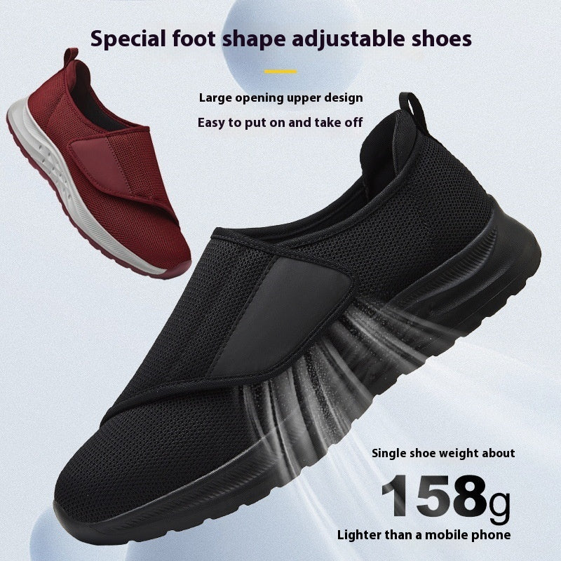 Men's And Women's Fat And Swollen Feet Bowton Wide Big Feet Special Shoes Postoperative Recovery Shoes Comfortable Breathable Sneakers