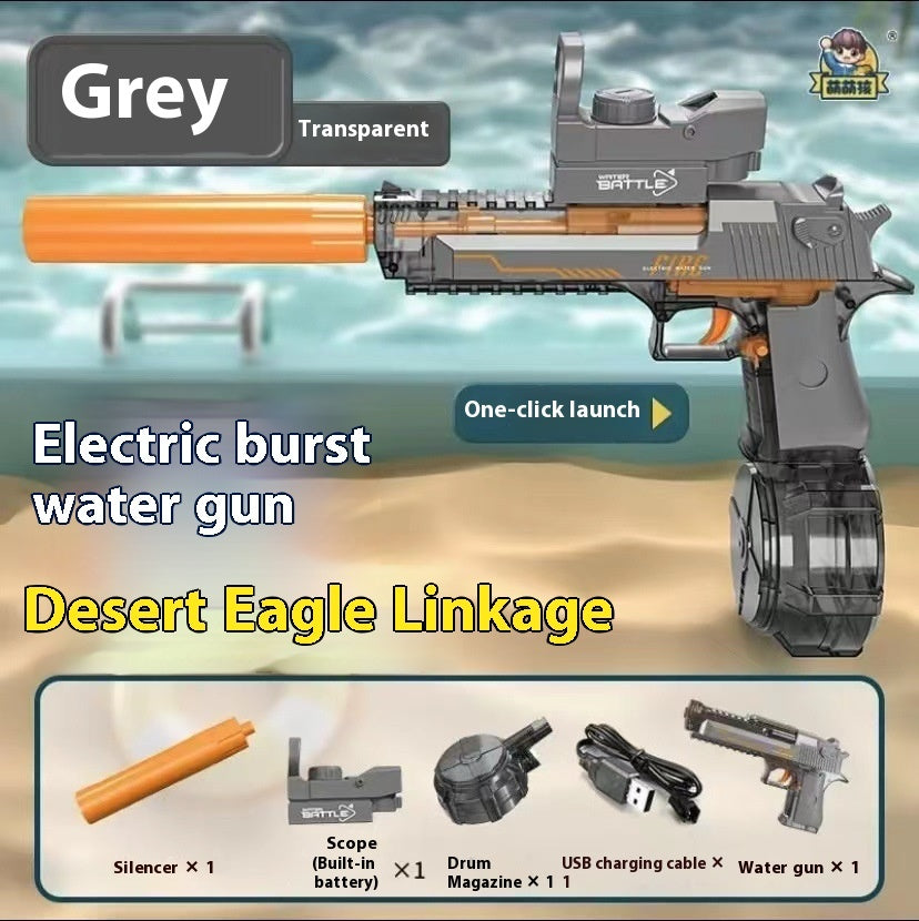 New Fire Light Effect Electric Water Gun