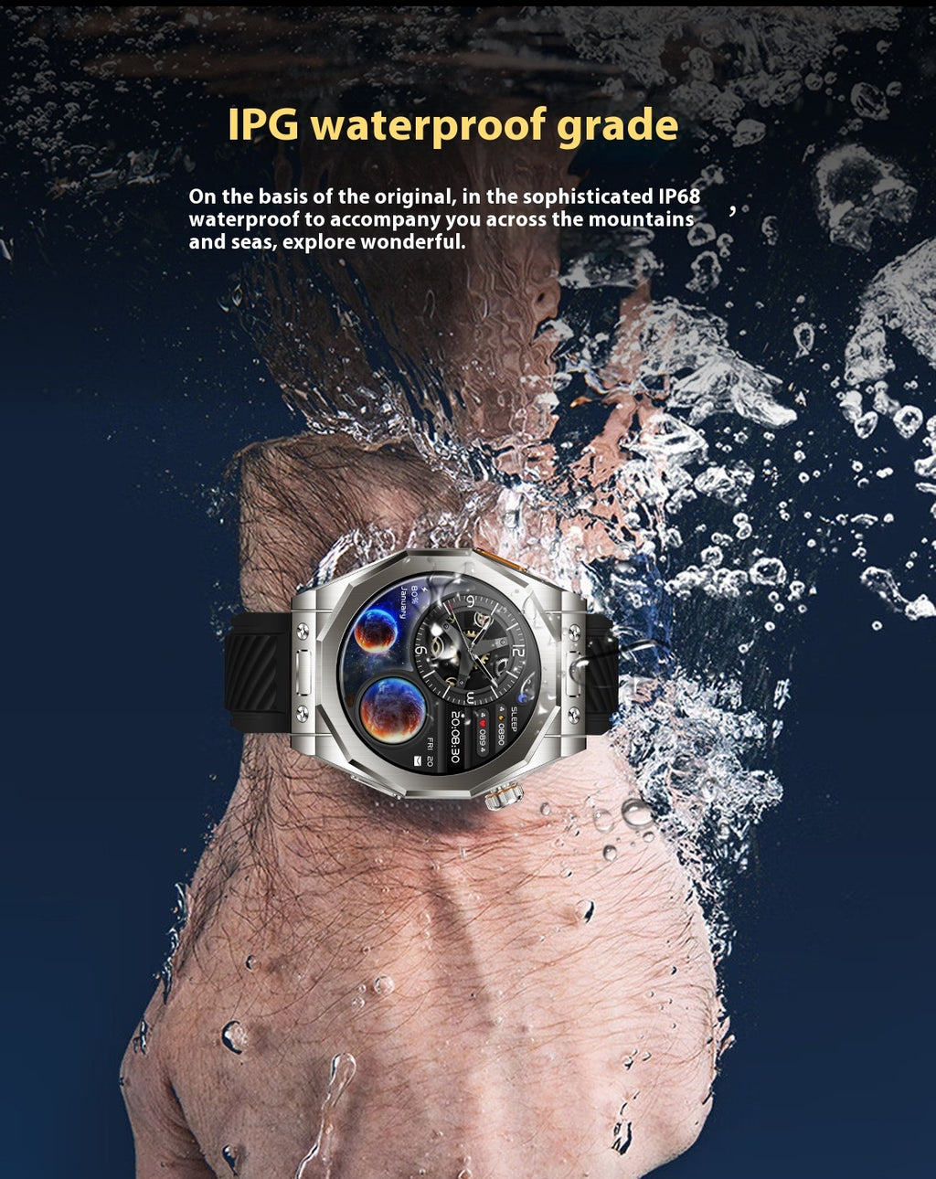 Smart Watch Genuine Rate NFC Three Strap Quality Sports Bracelet