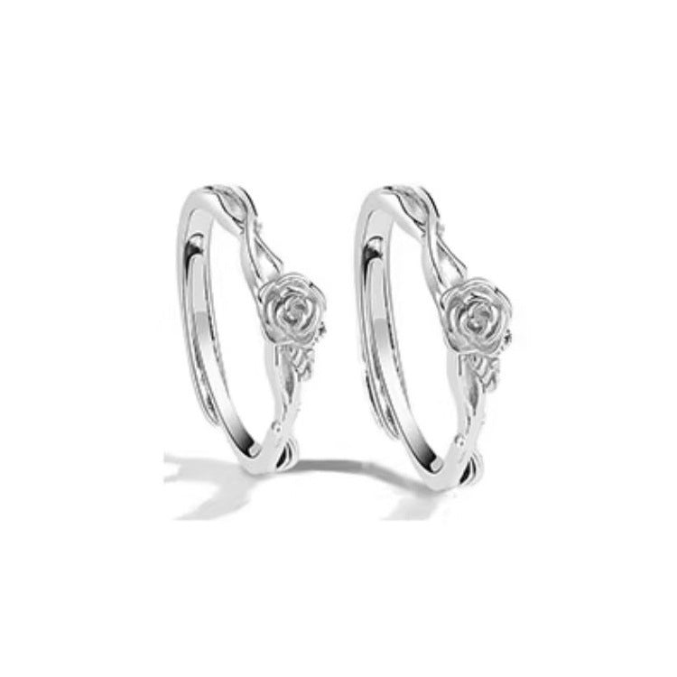S999 Pure Silver Ring Female Special-interest Design