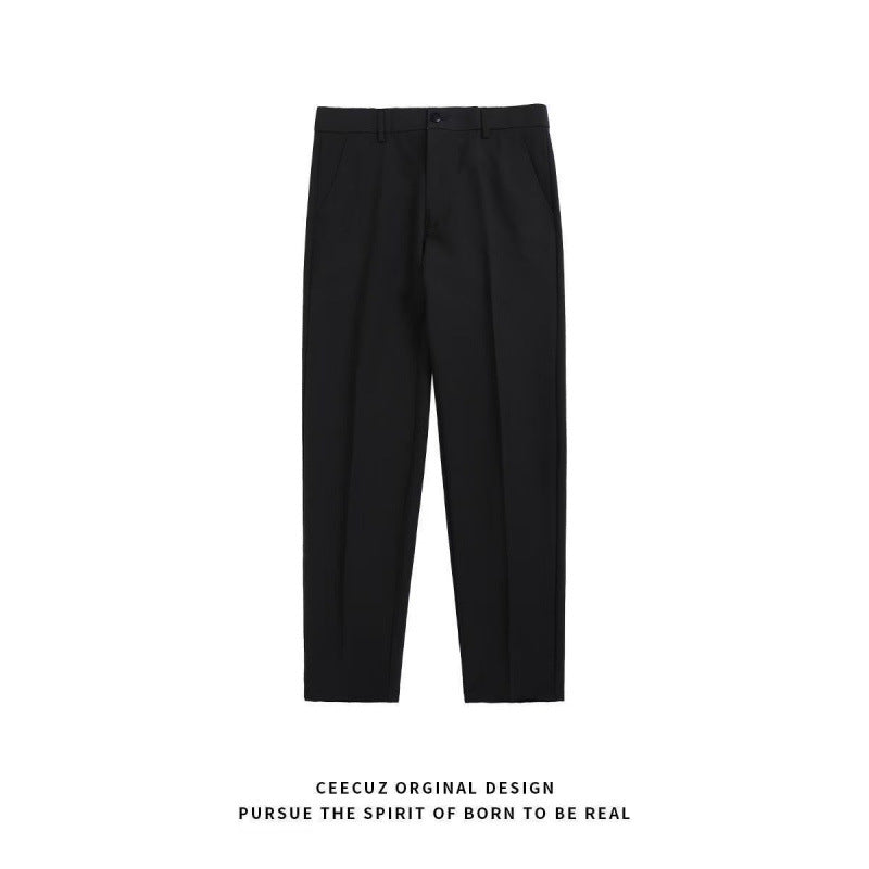 Trendy Ins Draping Design Wide-leg Pants