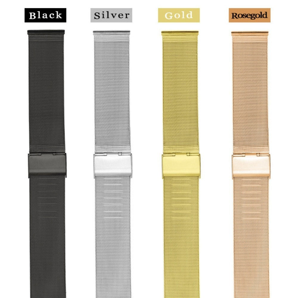 Milani Silk Woven Stainless Steel Watch Band