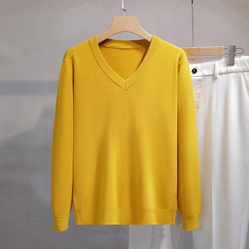 Men's Pullover Long Sleeve Fashion Bottoming Shirt Top