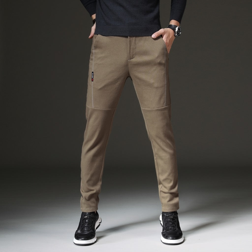 Korean Style Slim Small Straight Men's Casual Pants