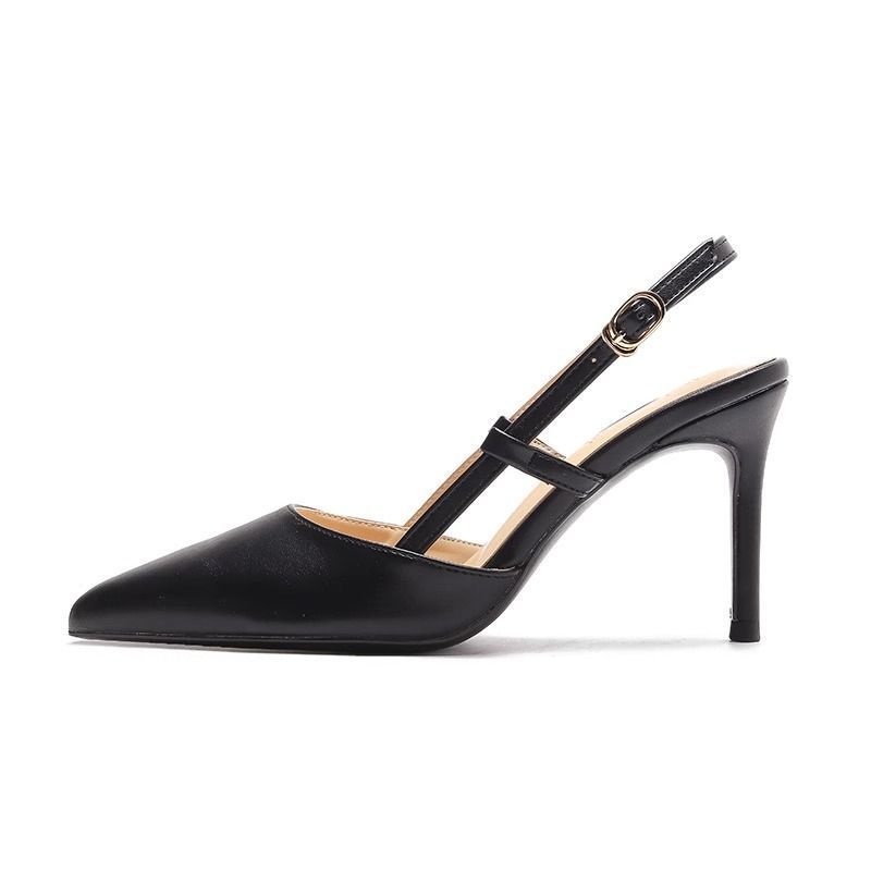 Everyday Pointed-toe Stiletto Strap Closed-toe Sandals