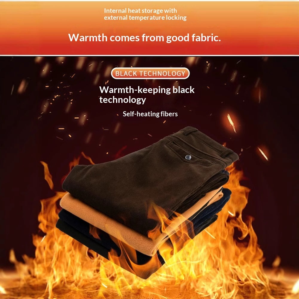 Men's Casual Straight-leg Loose-fit Trousers