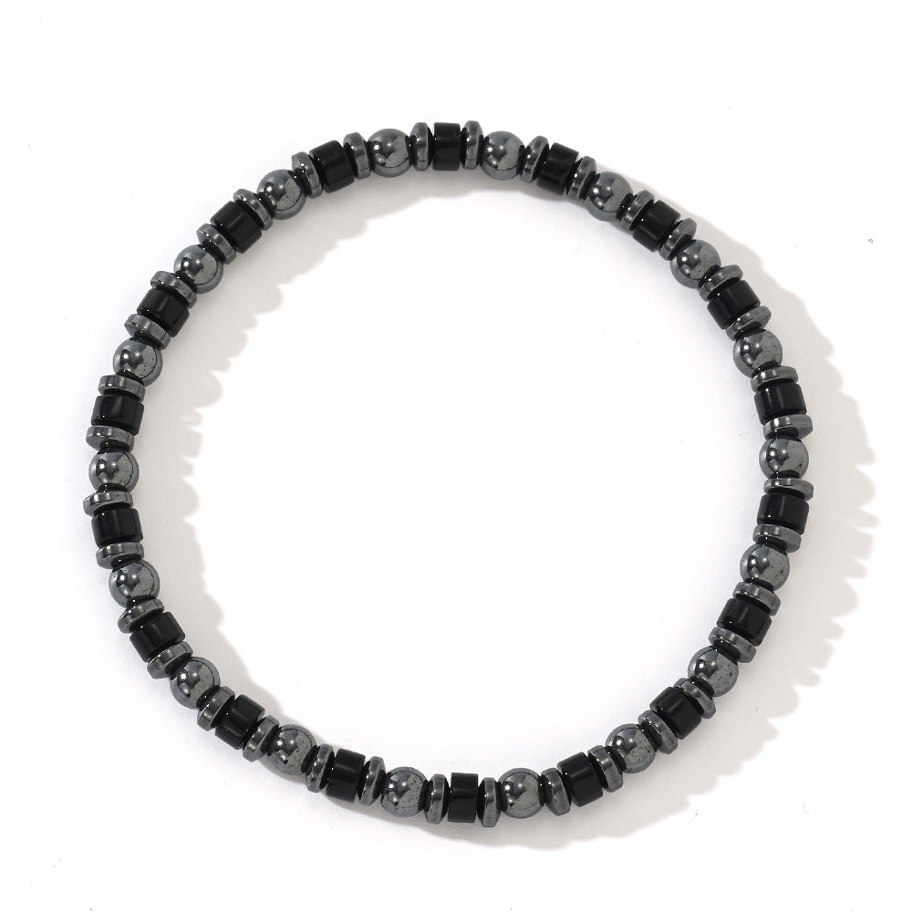 Natural Semi-precious Stone Beads String Men's Bracelet