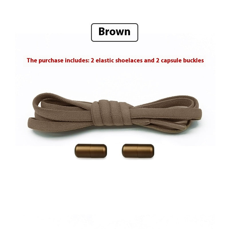 Elastic Color Single Ring Traceless Metal Capsule Buckle Shoe Accessories